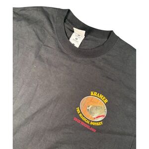 Kramer The Magical Donkey Boch Toyota.com Black Graphic Print T Shirt Size Large